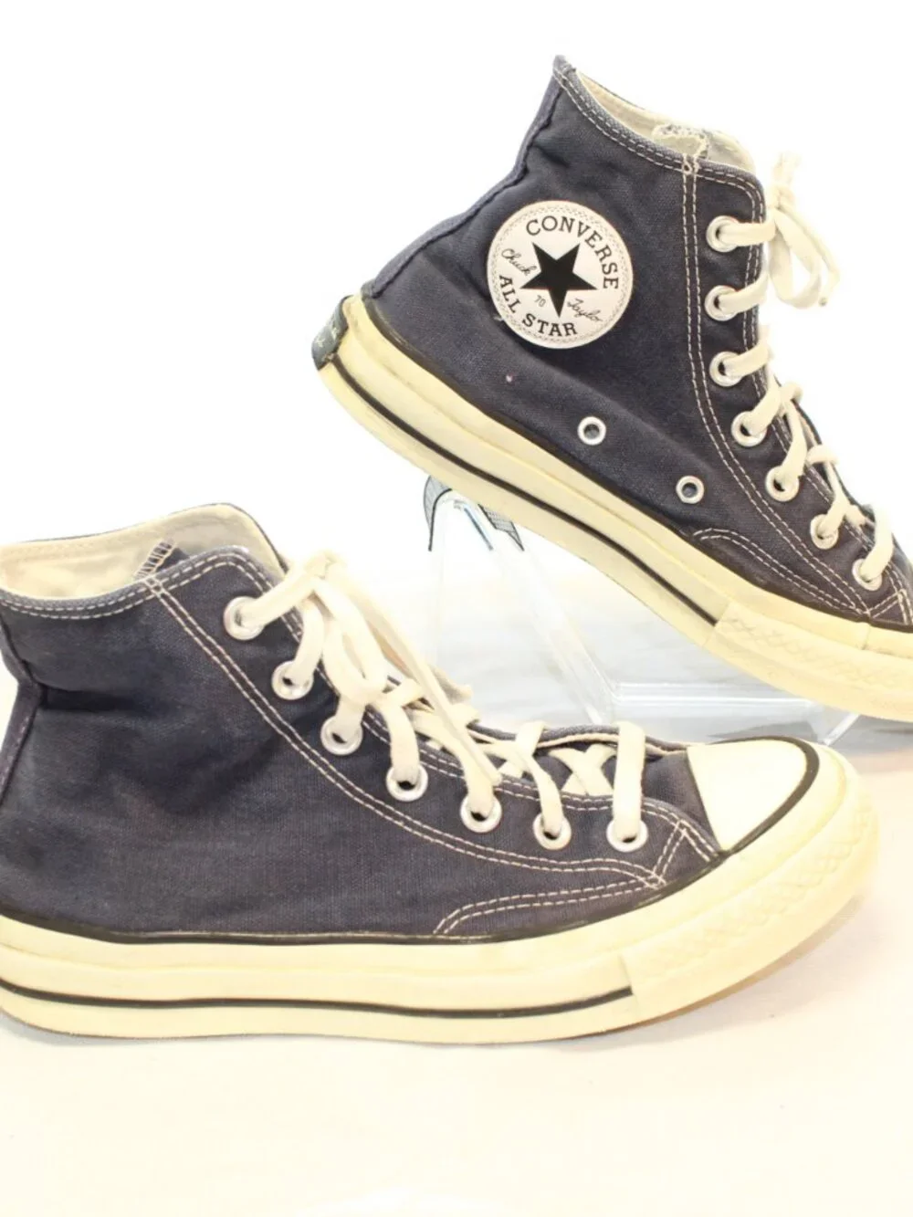 Converse VTG Repro Unisex M5 W7 Obsidian Navy Blue High Top Sneakers 164945C - Picture 3 of 13